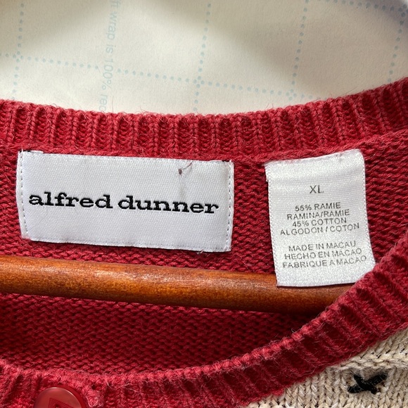 Alfred Dunner, Short Sleeve Cardigan Sweater, Size XL - Picture 5 of 7